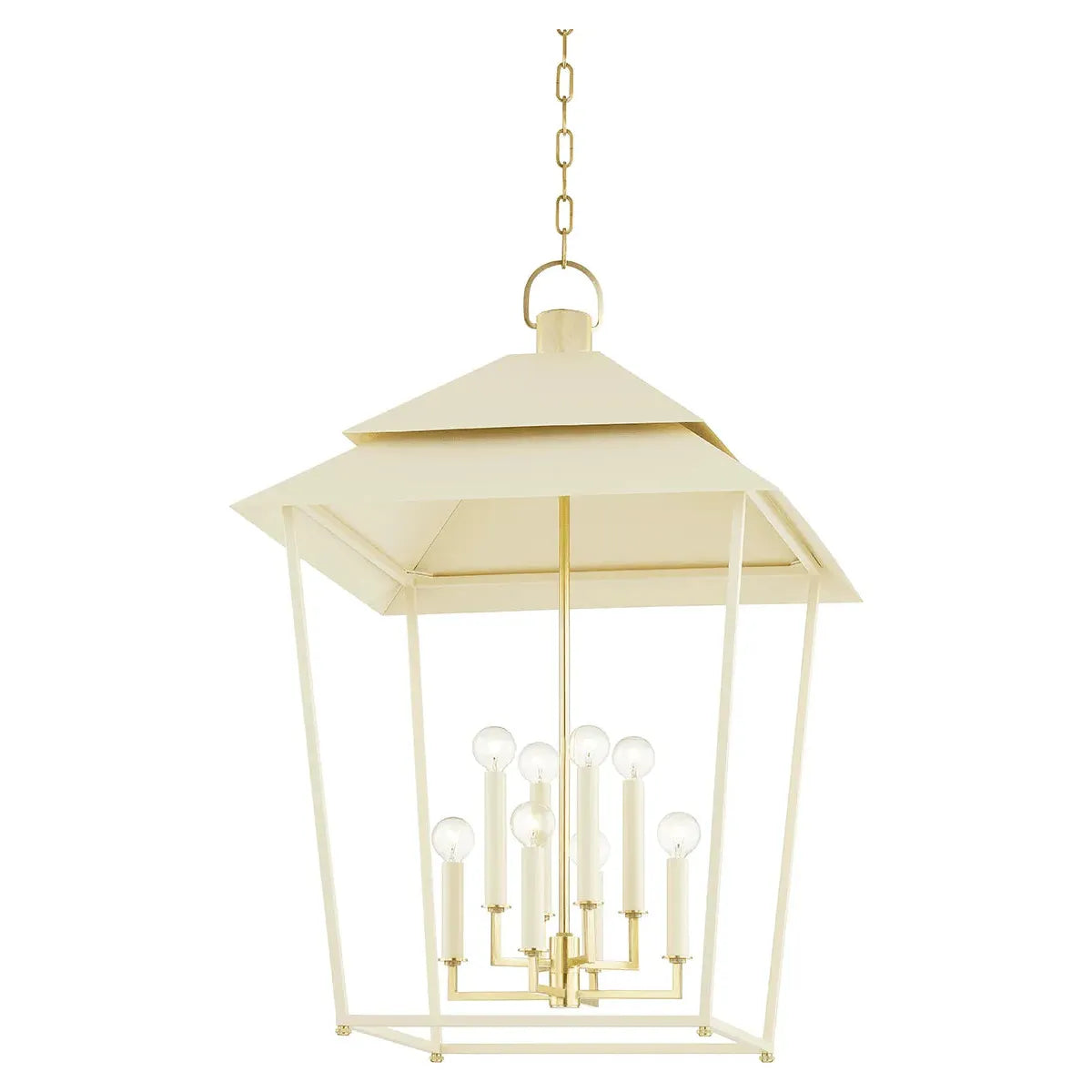 Hudson Valley Lighting - Natick Lantern - 5138-AGB/SSD | Montreal Lighting & Hardware