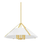 Hudson Valley Lighting - Raymond Pendant - 6726-AGB/SWH | Montreal Lighting & Hardware