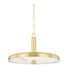 Hudson Valley Lighting - Reynolds LED Pendant - 3828-AGB | Montreal Lighting & Hardware