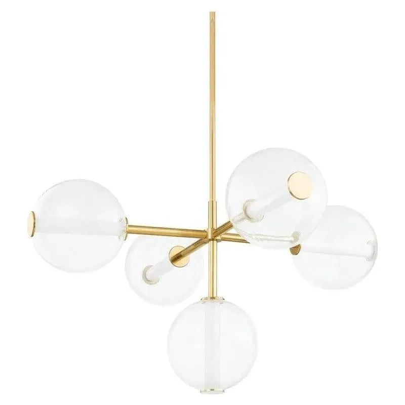 Hudson Valley Lighting - Richford LED Chandelier - 5248-AGB | Montreal Lighting & Hardware