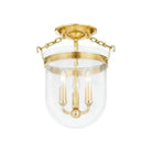 Hudson Valley Lighting - Rousham Semi Flush Mount - MDS1600-AGB | Montreal Lighting & Hardware
