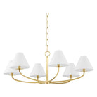 Hudson Valley Lighting - Stacey Chandelier - BKO901-AGB | Montreal Lighting & Hardware