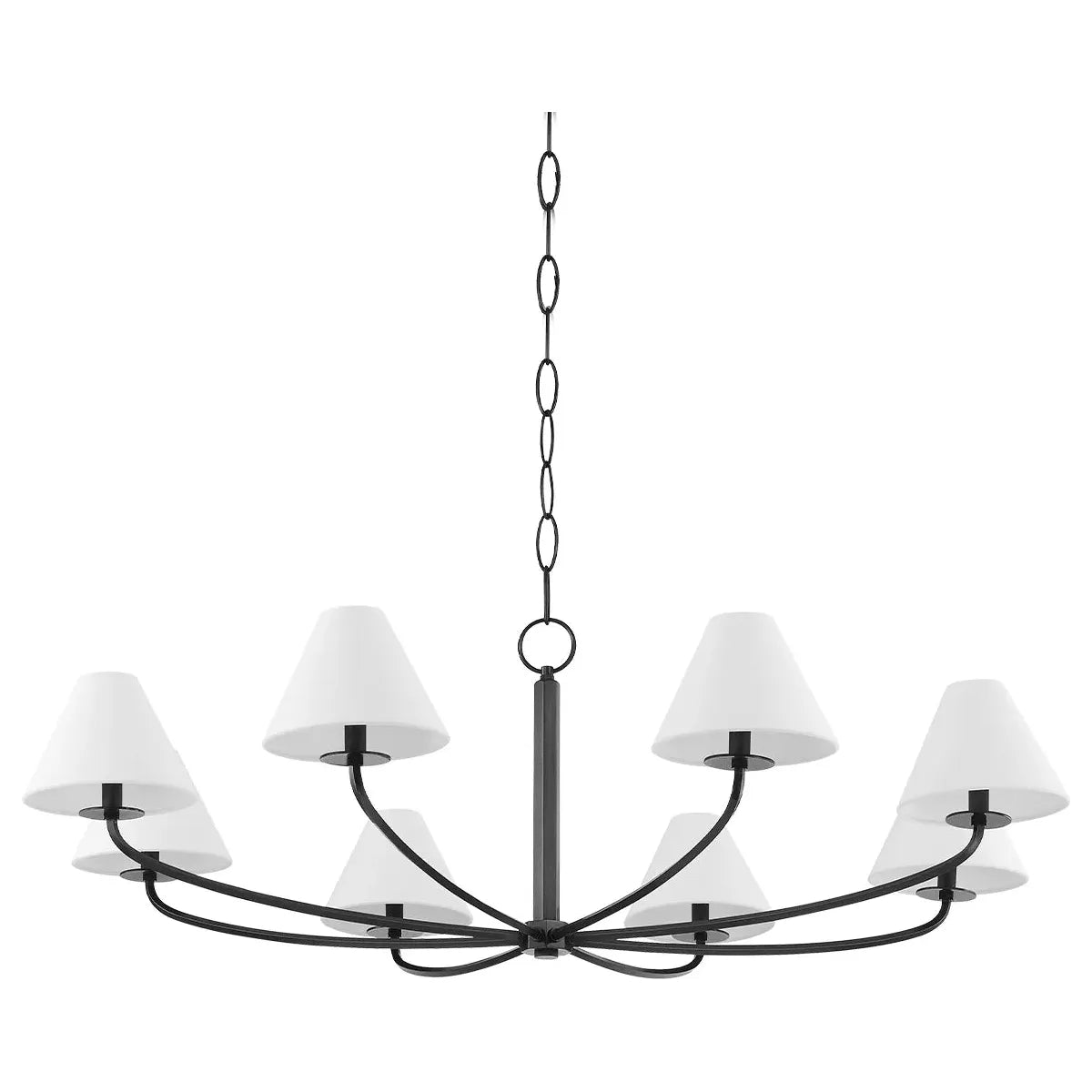 Hudson Valley Lighting - Stacey Chandelier - BKO902-AGB | Montreal Lighting & Hardware