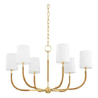 Hudson Valley Lighting - Webson Chandelier - 3534-AGB | Montreal Lighting & Hardware