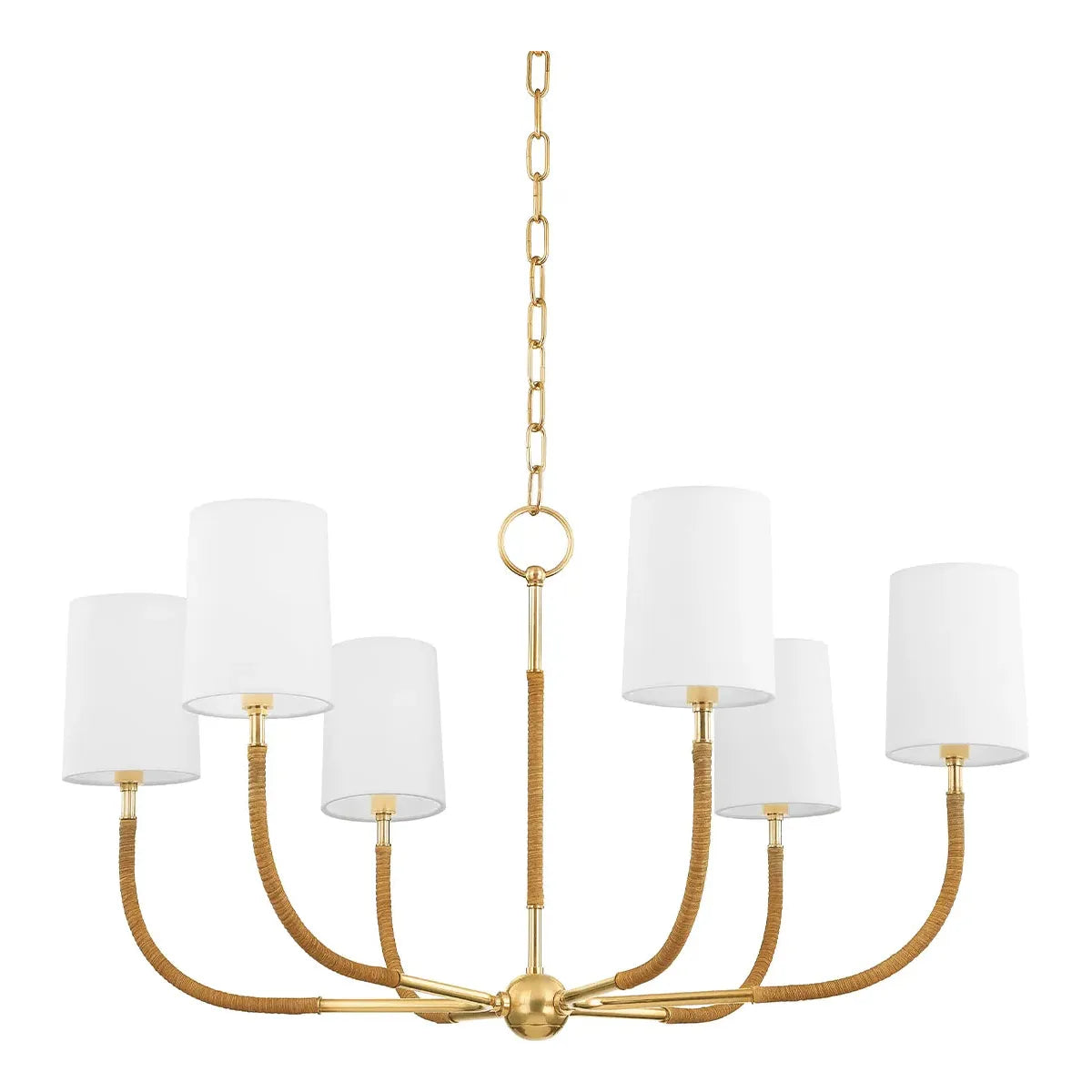 Hudson Valley Lighting - Webson Chandelier - 3534-AGB | Montreal Lighting & Hardware
