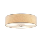 Justice Designs - Classic LED Flush-Mount - FAB-9595-CREM-NCKL | Montreal Lighting & Hardware