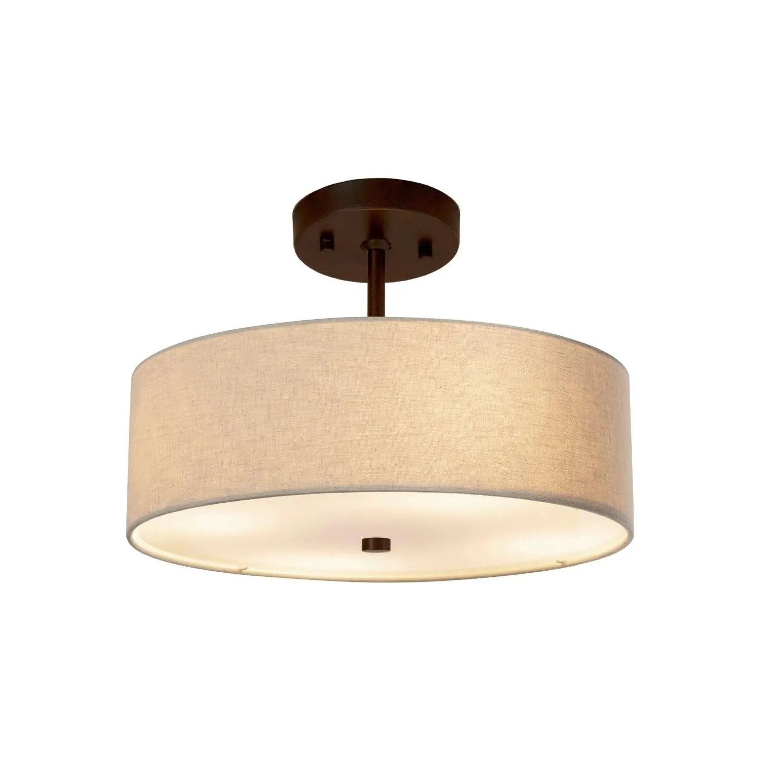 Justice Designs - Classic Pendant - FAB-9590-CREM-NCKL | Montreal Lighting & Hardware