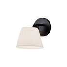 Justice Designs - Envoy Wall Sconce - FSN-8071-OPAL-MBLK | Montreal Lighting & Hardware