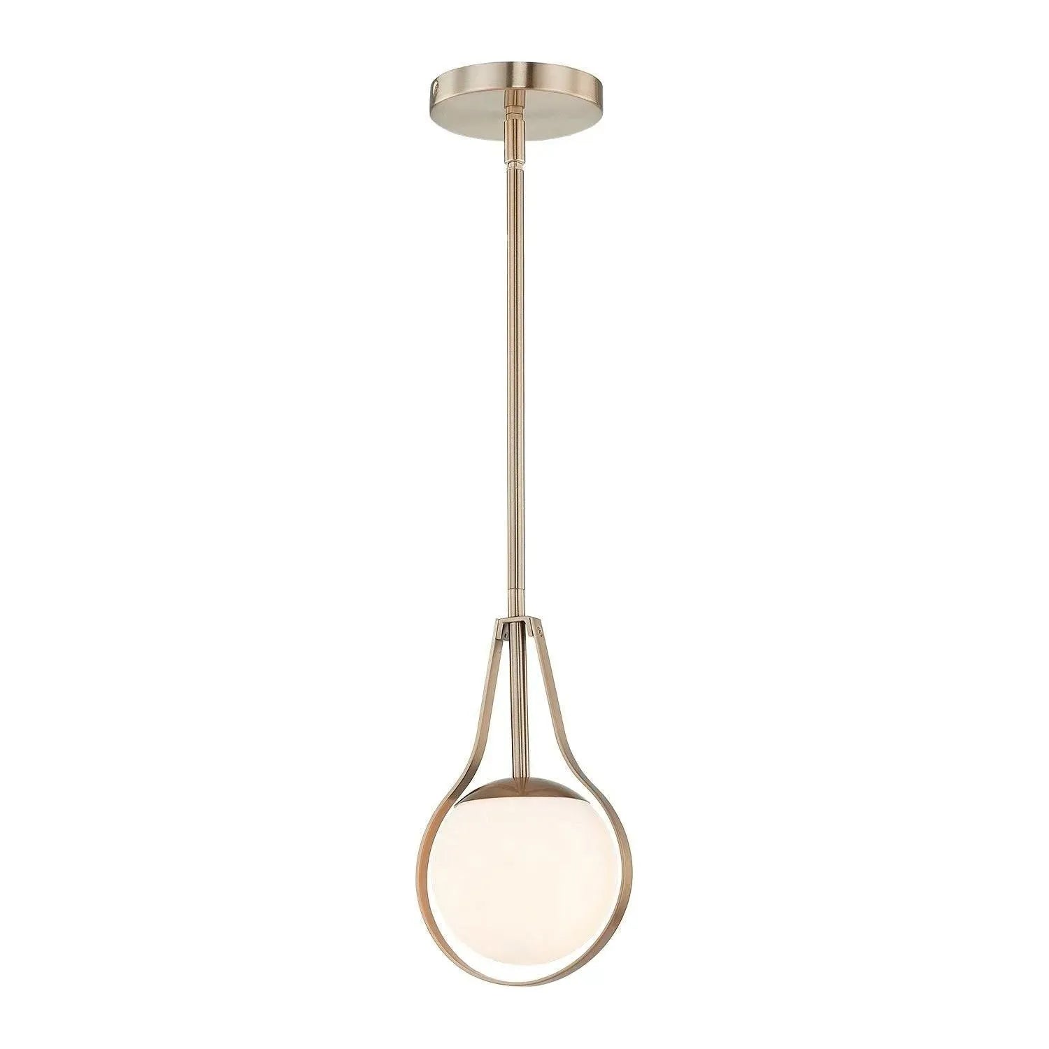 Justice Designs - Pearl Pendant - FSN-4235-OPAL-BRSS | Montreal Lighting & Hardware