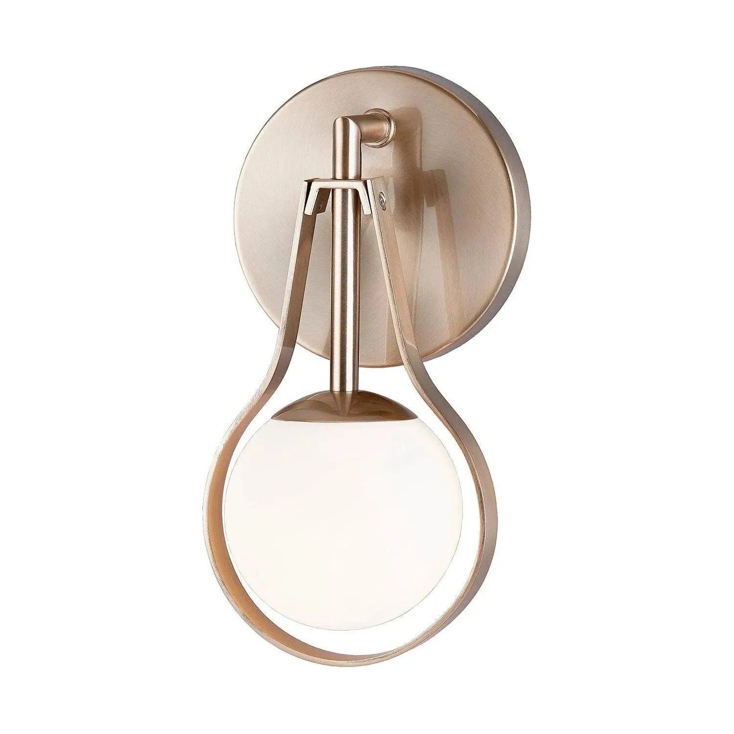 Justice Designs - Pearl Wall Sconce - FSN-4231-OPAL-BRSS | Montreal Lighting & Hardware