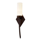 Justice Designs - Pointe LED Wall Sconce - FSN-4031-OPAL-NCKL | Montreal Lighting & Hardware
