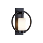 Justice Designs - Redondo Outdoor Wall Sconce - CLD-7732W-MBLK | Montreal Lighting & Hardware