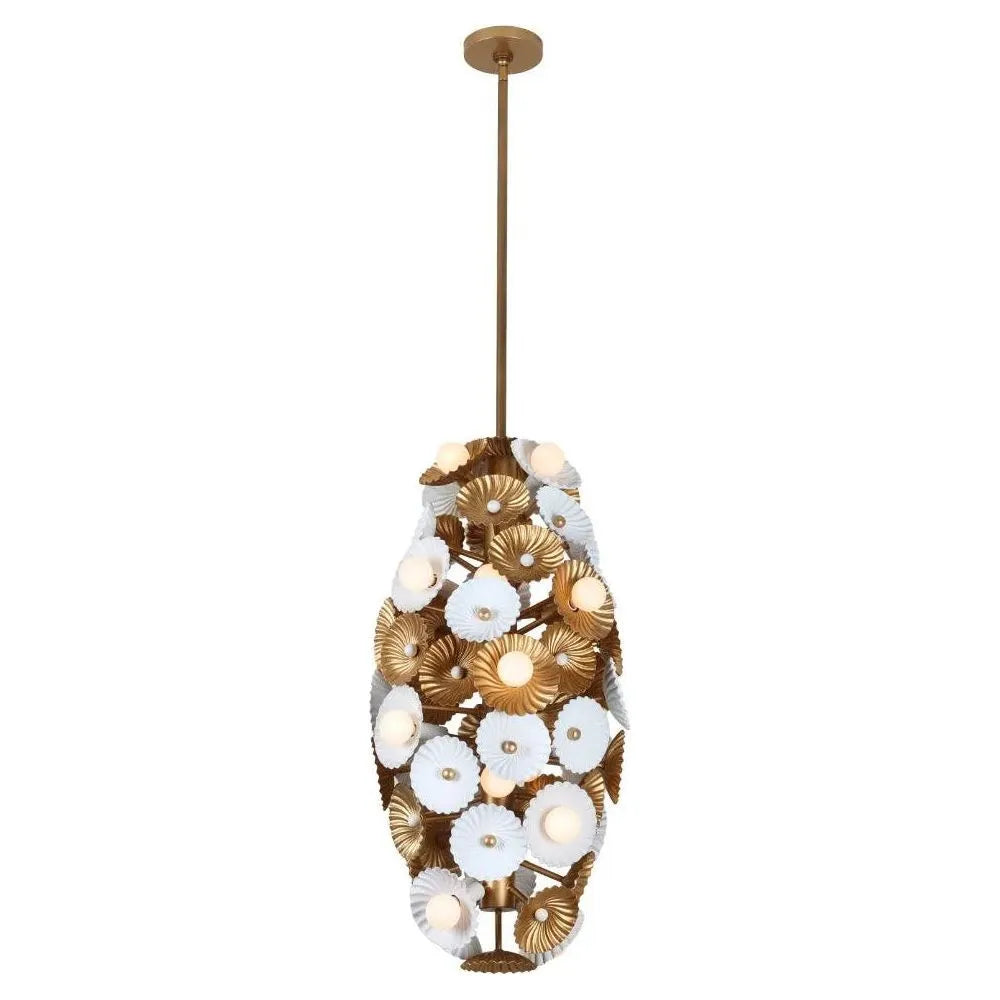 Kalco - Damask Foyer Pendant - 520353BVB | Montreal Lighting & Hardware