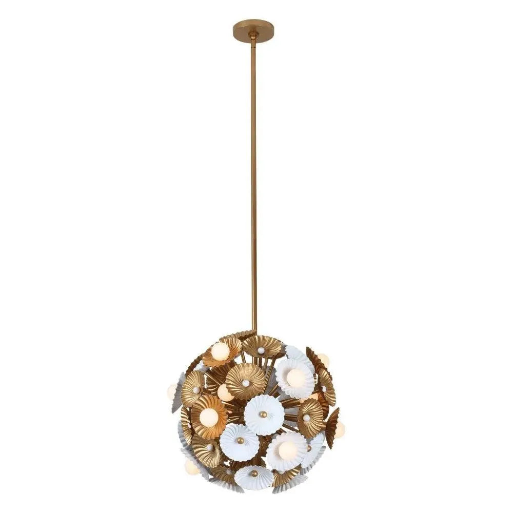Kalco - Damask Semi Flush/Convertible - 520355WVB | Montreal Lighting & Hardware