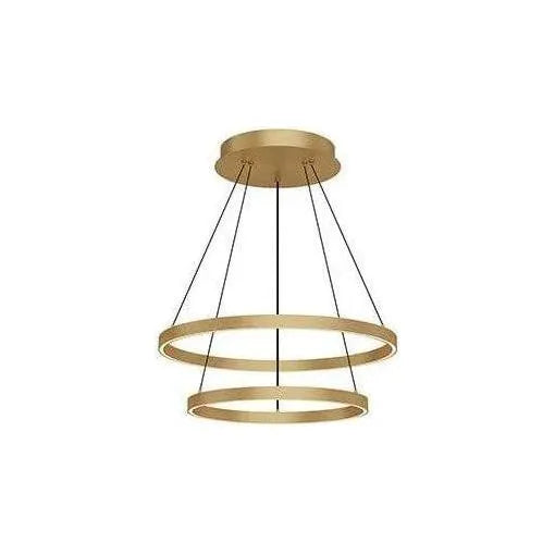 Kuzco Lighting - Cerchio LED Chandelier - CH87224-BG | Montreal Lighting & Hardware