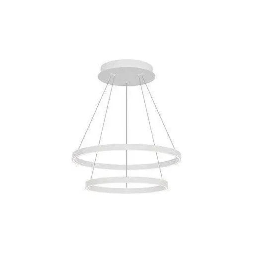 Kuzco Lighting - Cerchio LED Chandelier - CH87224-WH | Montreal Lighting & Hardware