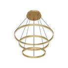 Kuzco Lighting - Cerchio LED Chandelier - CH87332-BG | Montreal Lighting & Hardware