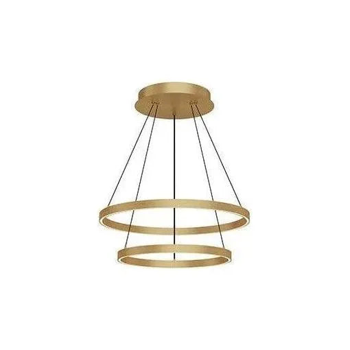 Kuzco Lighting - Cerchio LED Chandelier - CH87824-BG | Montreal Lighting & Hardware