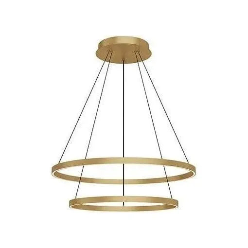 Kuzco Lighting - Cerchio LED Chandelier - CH87832-BG | Montreal Lighting & Hardware