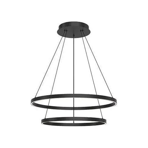 Kuzco Lighting - Cerchio LED Chandelier - CH87832-BK | Montreal Lighting & Hardware