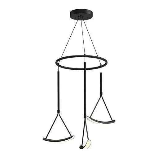 Kuzco Lighting - Mobil LED Chandelier - CH81527-BK | Montreal Lighting & Hardware