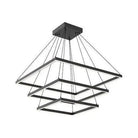 Kuzco Lighting - Piazza 3-Tier Chandelier - CH88332-BK | Montreal Lighting & Hardware