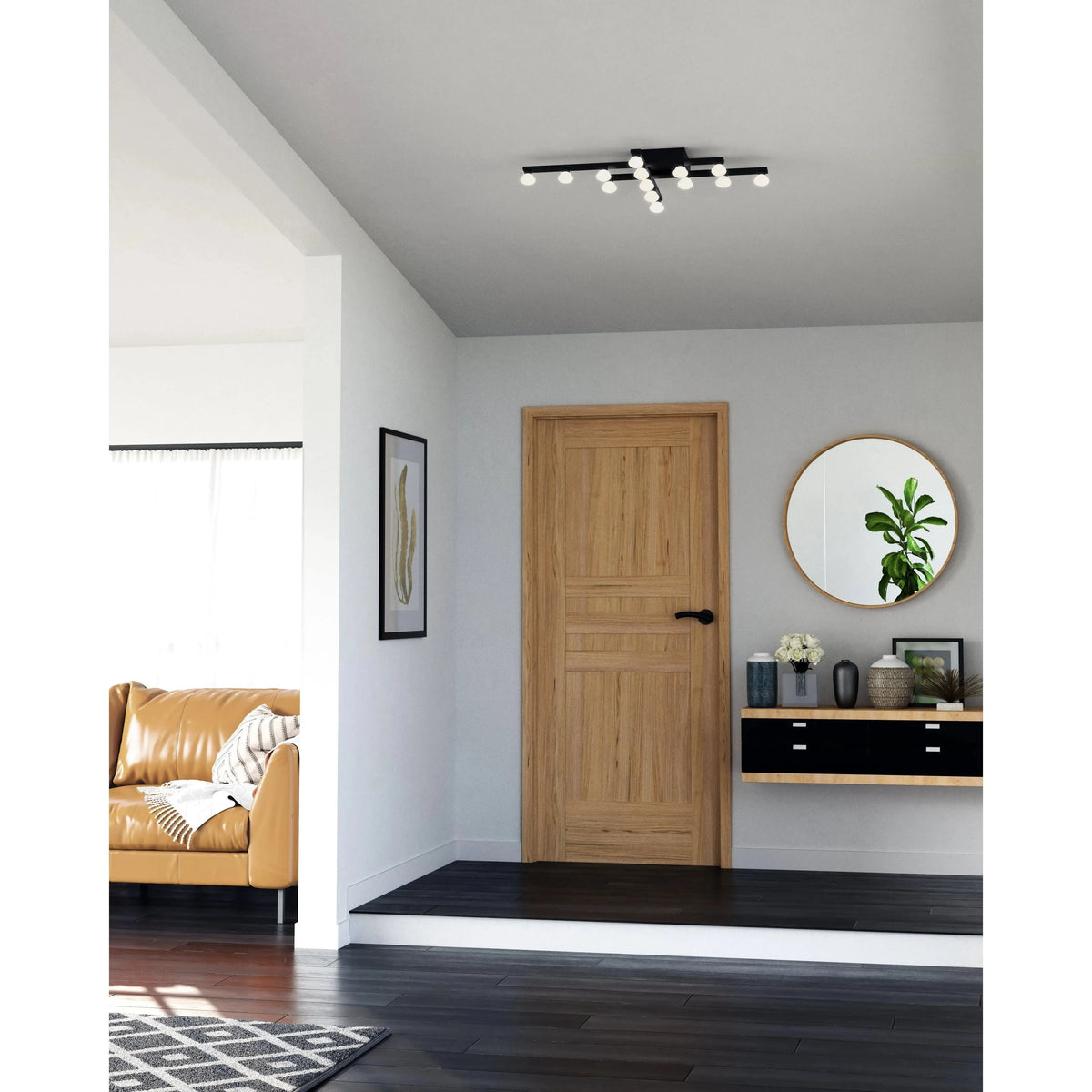 Kuzco Lighting - Rez LED Flush Mount - FM63432-BK | Montreal Lighting & Hardware