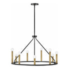 Lark - Lazlo Chandelier - 83158BK | Montreal Lighting & Hardware