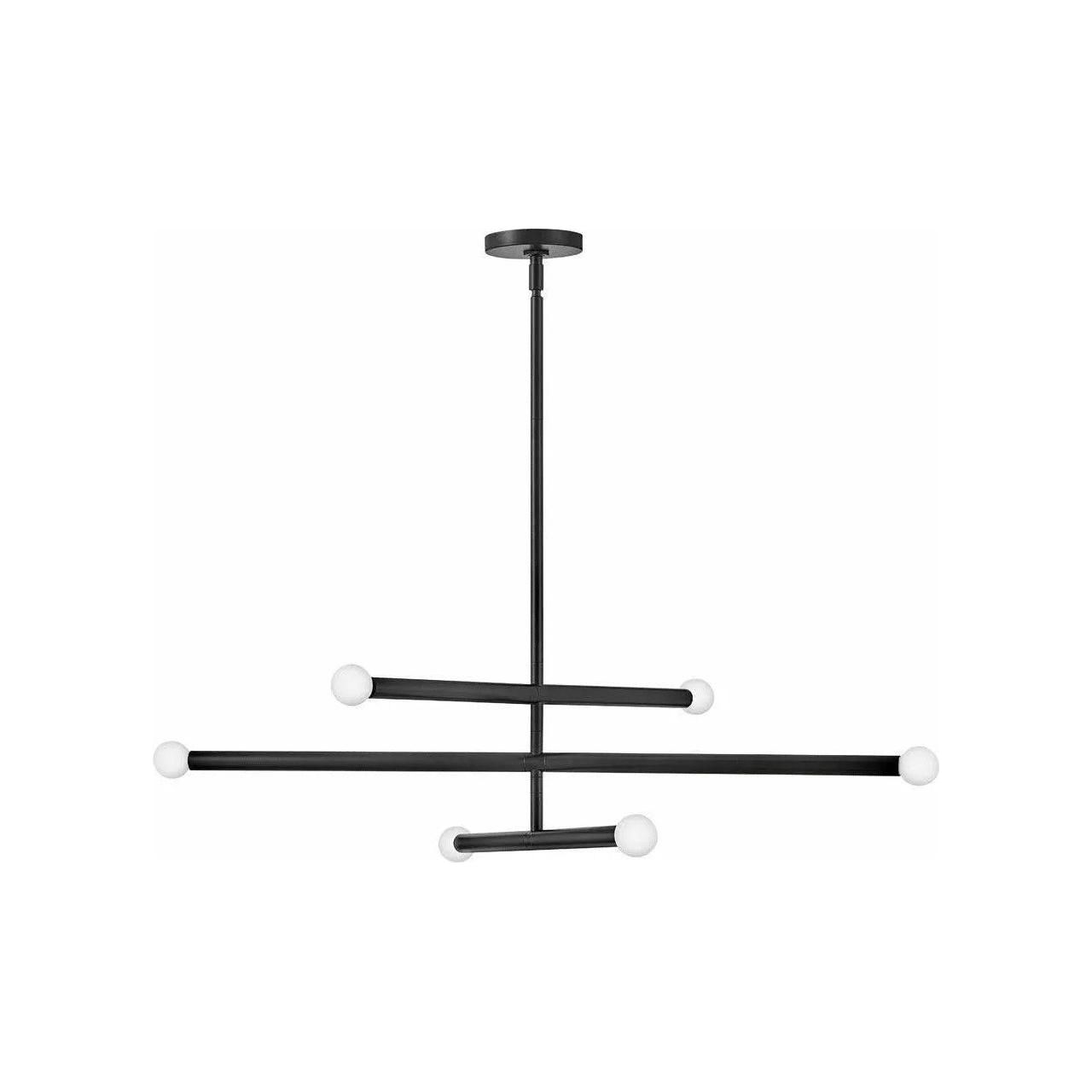 Lark - Millie Convertible Chandelier - 83195BK | Montreal Lighting & Hardware