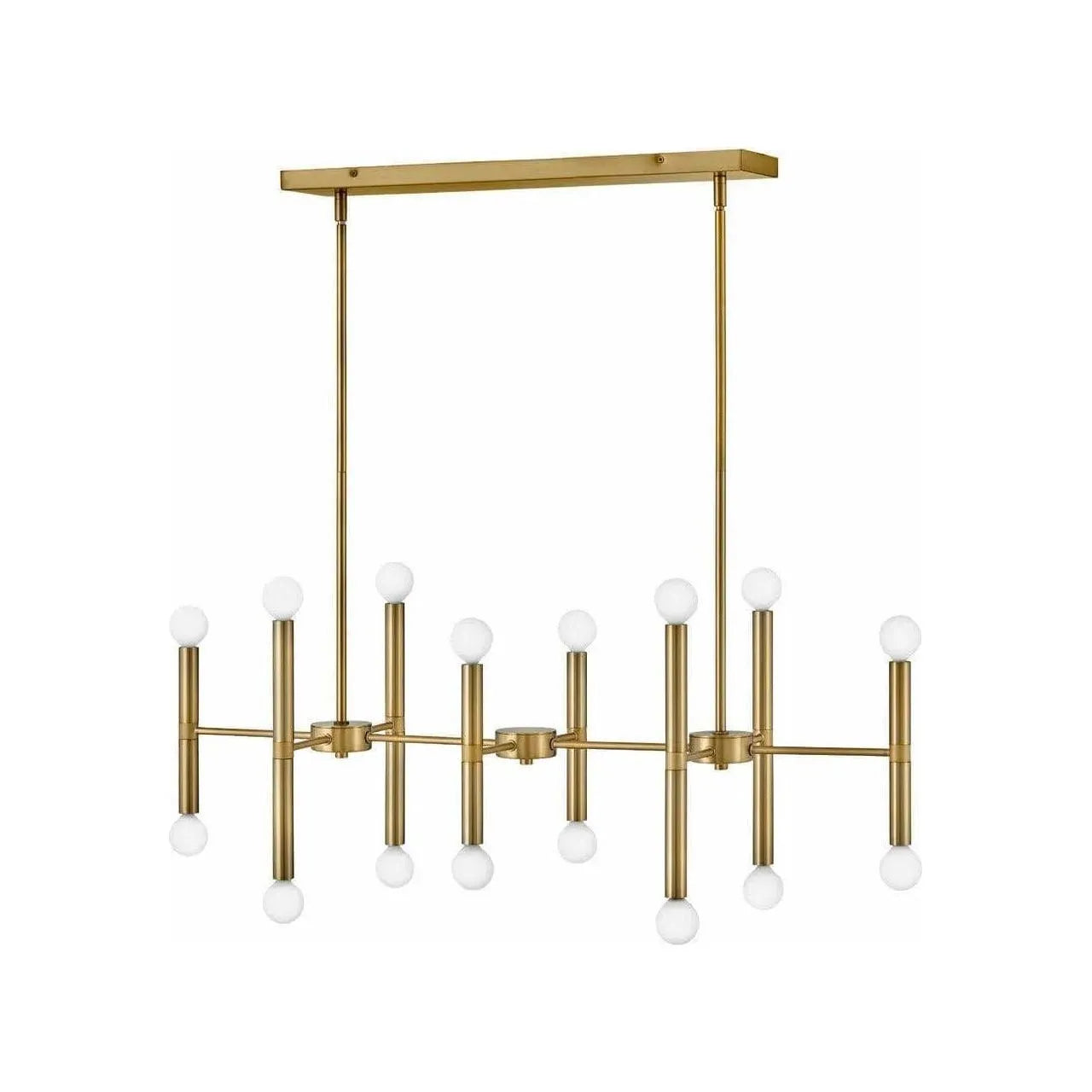 Lark - Millie Convertible Linear Chandelier - 83196BK | Montreal Lighting & Hardware