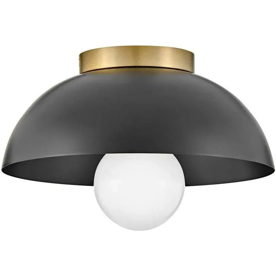Lark - Stu LED Flush Mount - 83301BK | Montreal Lighting & Hardware