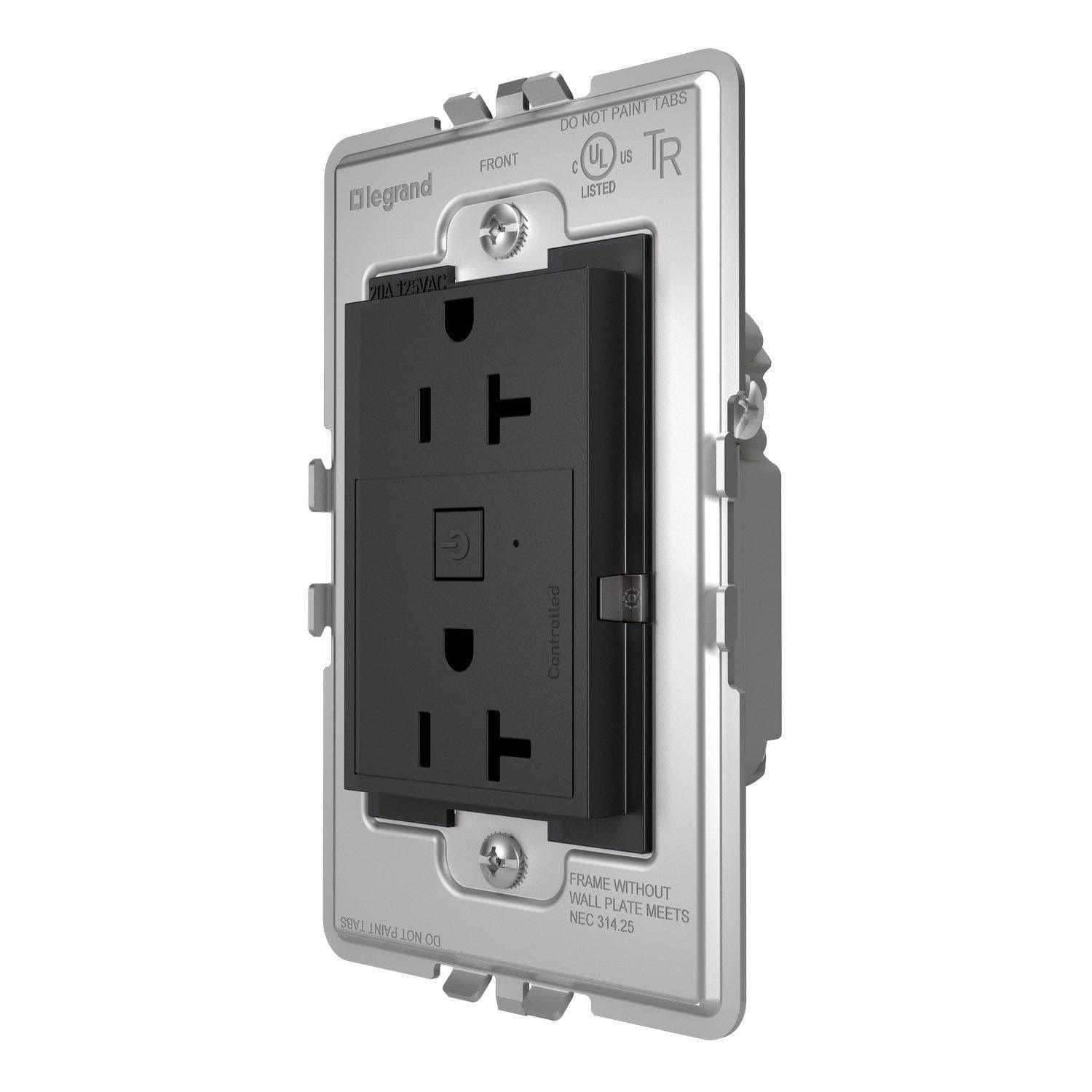 Legrand - adorne® Smart 20A Outlet with Netatmo Plus Size - WNAR203G1 | Montreal Lighting & Hardware