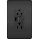 Legrand Radiant - radiant® 15A Tamper Resistant Outdoor Self Test GFCI USB Type A/C Outlet - 1597TRWRUSBACBK | Montreal Lighting & Hardware