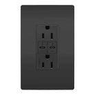 Legrand Radiant - radiant® 15A Tamper Resistant Ultra Fast PLUS Power Delivery USB Type C/C Outlet - R26USBPDBK | Montreal Lighting & Hardware