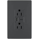 Legrand Radiant - radiant® 15A Tamper Resistant Ultra Fast USB Type A/C Outlet - R26USBAC6G | Montreal Lighting & Hardware