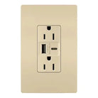 Legrand Radiant - radiant® 15A Tamper Resistant Ultra Fast USB Type A/C Outlet - R26USBAC6I | Montreal Lighting & Hardware