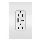 Legrand Radiant - radiant® 15A Tamper Resistant Ultra Fast USB Type A/C Outlet - R26USBAC6W | Montreal Lighting & Hardware