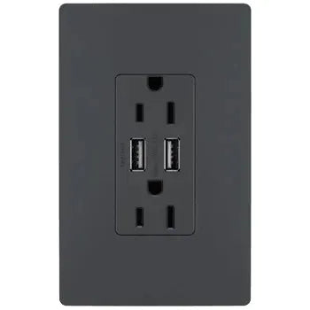 Legrand Radiant - radiant® 15A Tamper Resistant USB Outlet - TM826USBGCCV4 | Montreal Lighting & Hardware
