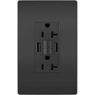 Legrand Radiant - radiant® 20A Tamper Resistant Self Test GFCI USB Type A/A Outlet - 2097TRUSBAABK | Montreal Lighting & Hardware