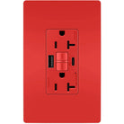 Legrand Radiant - radiant® 20A Tamper Resistant Self Test GFCI USB Type A/C Outlet - 2097TRUSBACRED | Montreal Lighting & Hardware