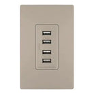 Legrand Radiant - radiant® Quad USB Charger - TM8USB4NICC6 | Montreal Lighting & Hardware