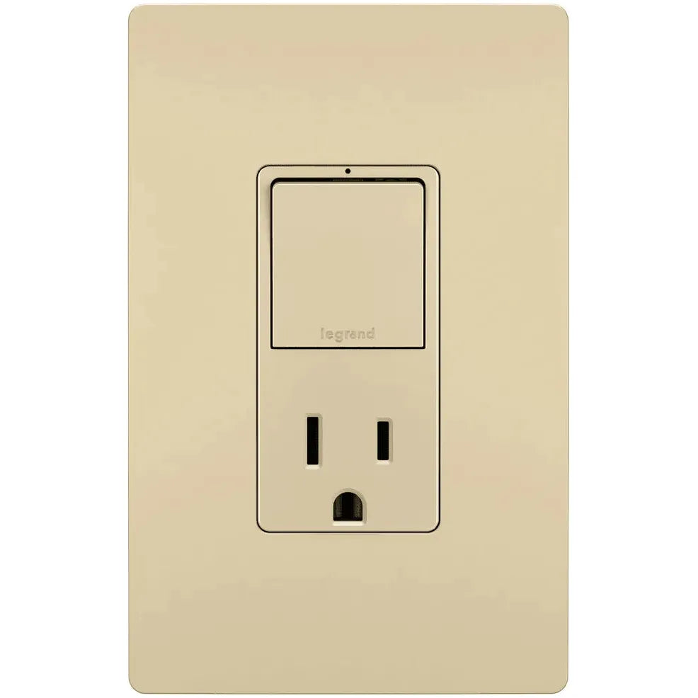 Legrand Radiant - radiant® Single Pole/3-Way Switch with 15A Tamper-Resistant Outlet - RCD38TRI | Montreal Lighting & Hardware