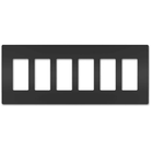 Legrand Radiant - radiant® Six-Gang Screwless Wall Plate - RWP266BK | Montreal Lighting & Hardware