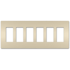 Legrand Radiant - radiant® Six-Gang Screwless Wall Plate - RWP266LA | Montreal Lighting & Hardware