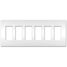 Legrand Radiant - radiant® Six-Gang Screwless Wall Plate - RWP266W | Montreal Lighting & Hardware