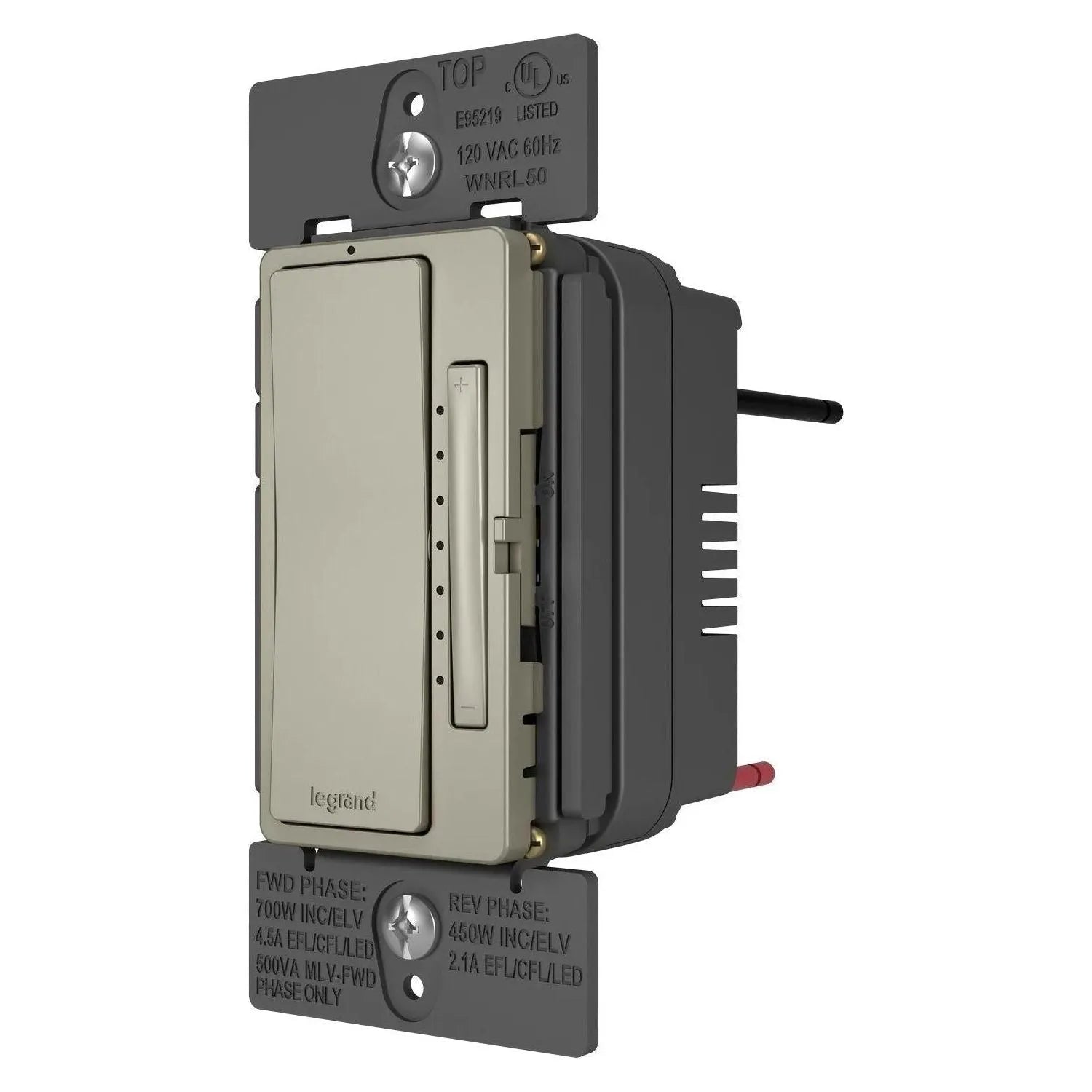 Legrand Radiant - radiant® Smart Tru-Universal Dimmer with Netatmo - WNRL50LA | Montreal Lighting & Hardware