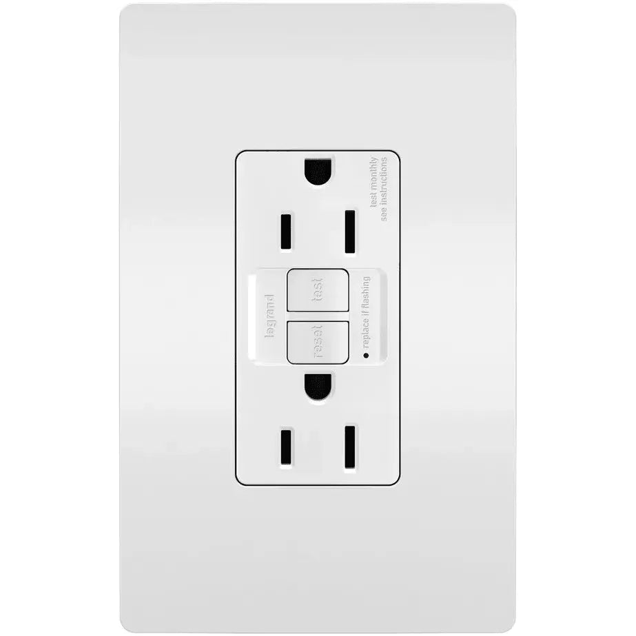 Legrand Radiant - radiant® Spec Grade 15A Self Test GFCI Receptacle - 1597W | Montreal Lighting & Hardware