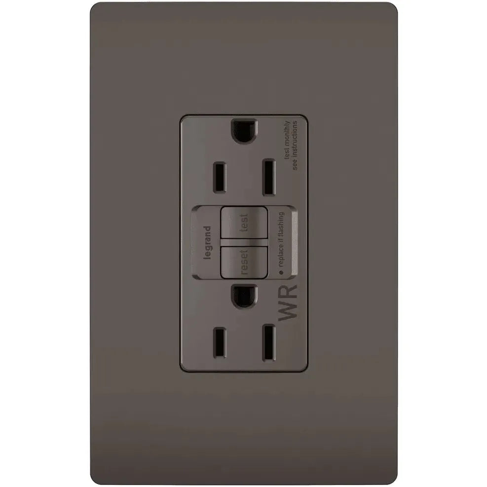 Legrand Radiant - radiant® Spec Grade 15A Weather Resistant Self Test GFCI Receptacle - 1597TRWR | Montreal Lighting & Hardware