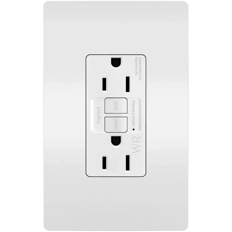 Legrand Radiant - radiant® Spec Grade 15A Weather Resistant Self Test GFCI Receptacle - 1597TRWRW | Montreal Lighting & Hardware
