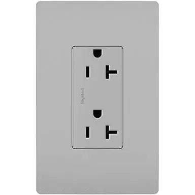 Legrand Radiant - radiant® Spec Grade 20A Tamper Resistant Receptacle - TR26352RGRY | Montreal Lighting & Hardware